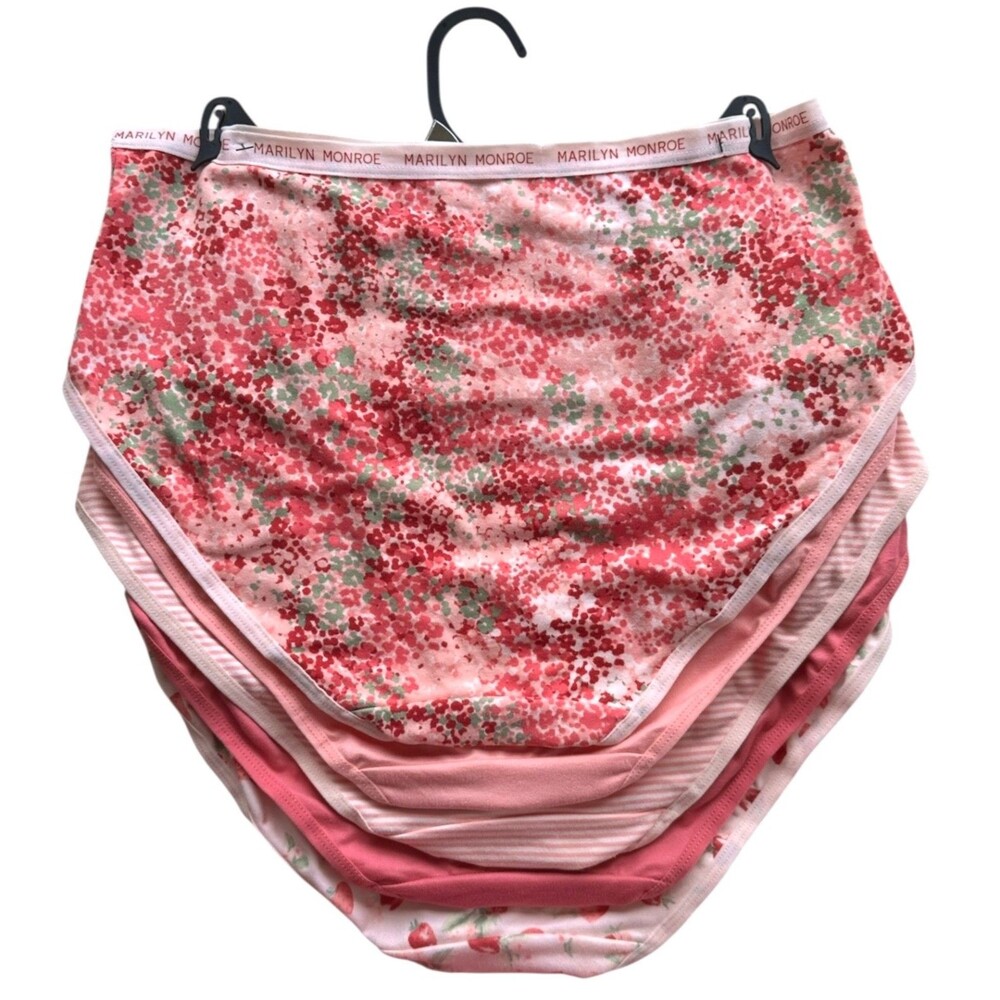 Marilyn Monroe Women's Set of 5 Super Soft Panties Size XL Multicolor Printed - Picture 2 of 5
